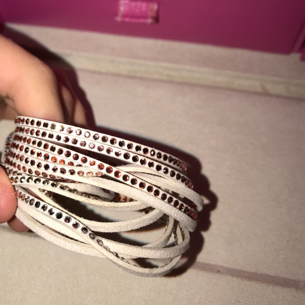 Swarovski Pink Wrap Bracelet